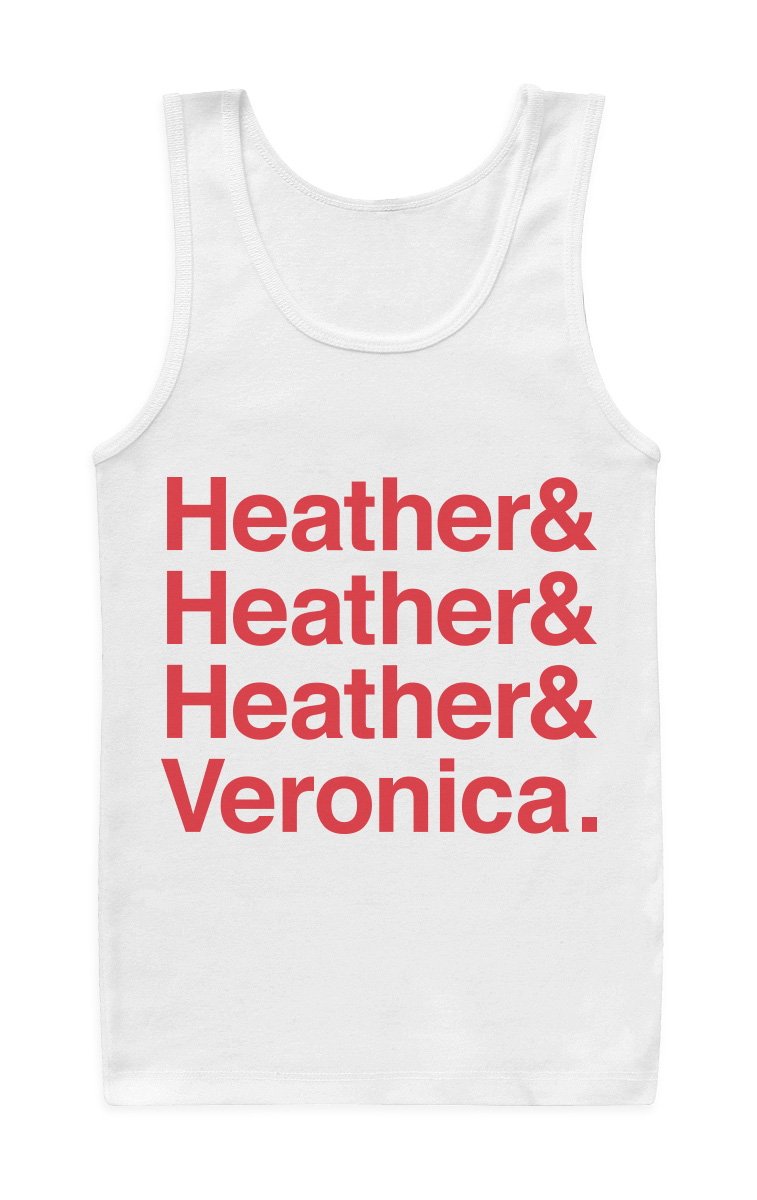 Tank top design for Heathers the Musical