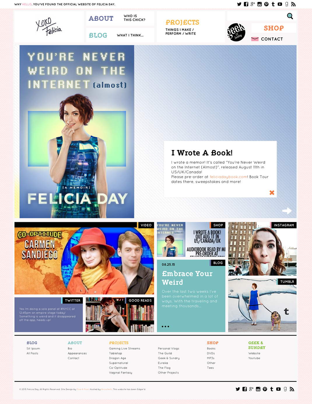 Felicia Day website