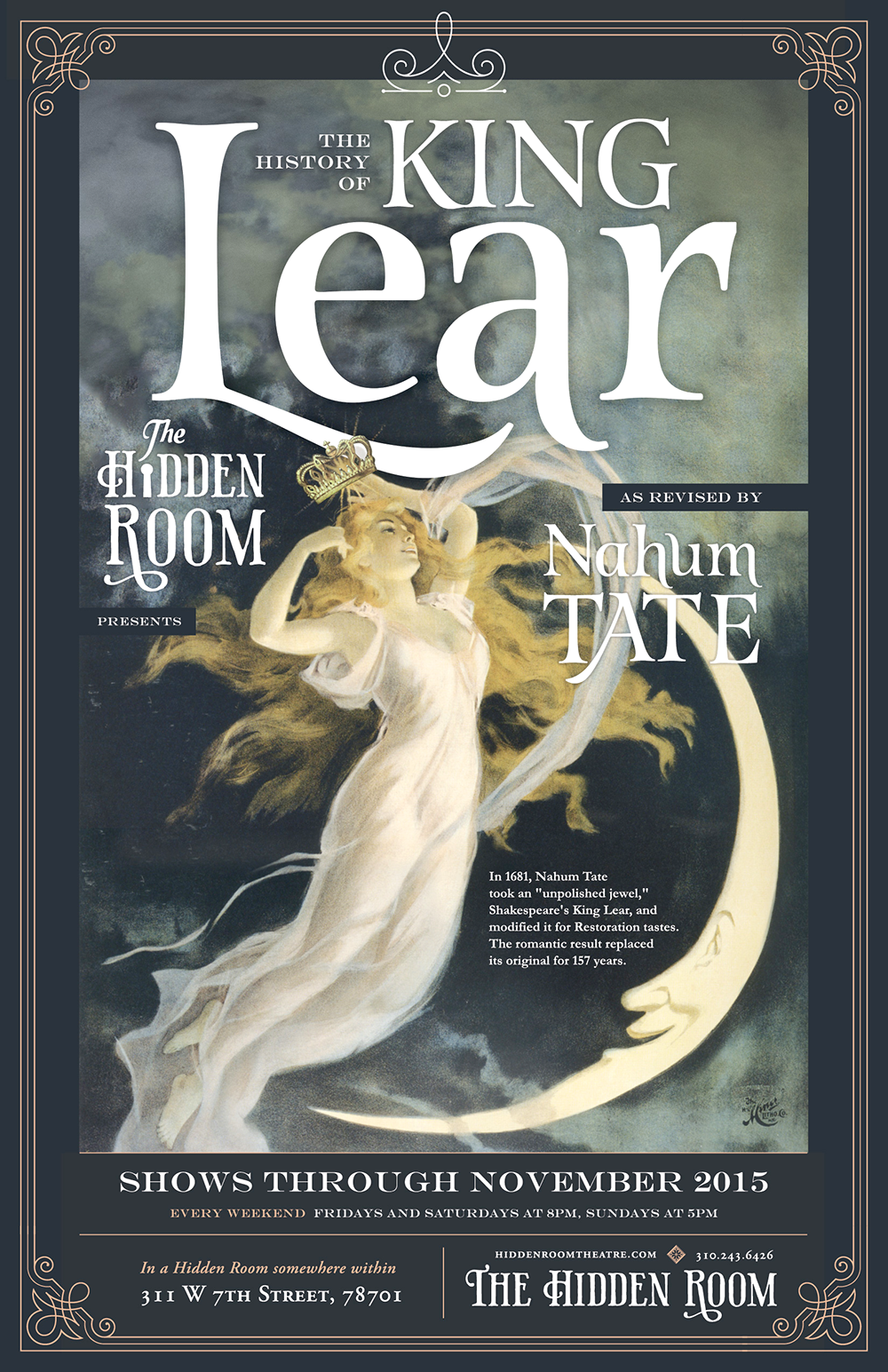 Poster Design for Tate's Lear